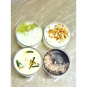 Aromatherapy Organic Candles Set of 4 Scented Candles‎ Decorative Candles Gift